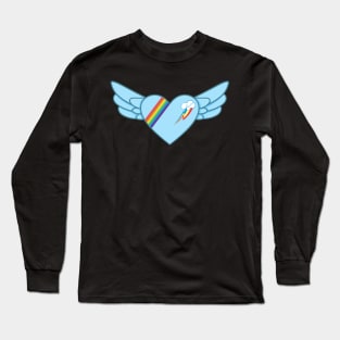 Rainbow Dash Heart Long Sleeve T-Shirt